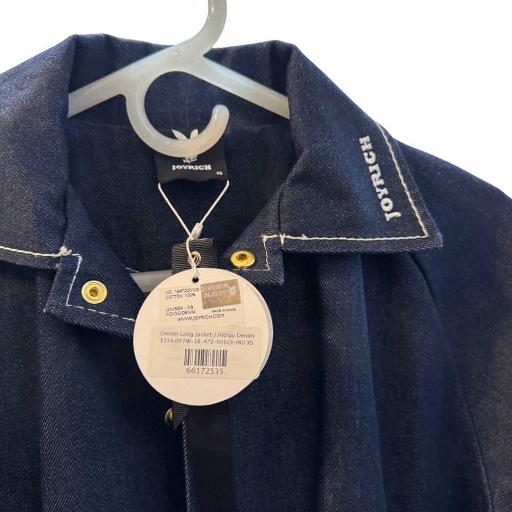 Limited Edition JoyRich x Playboy Long Jean Jacket - Picture 3 of 4